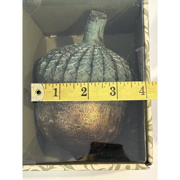Acorn+Oak" decorative acorns from the Harvest Collection Set Of 2 NIB Fall Decor - Picture 6 of 6